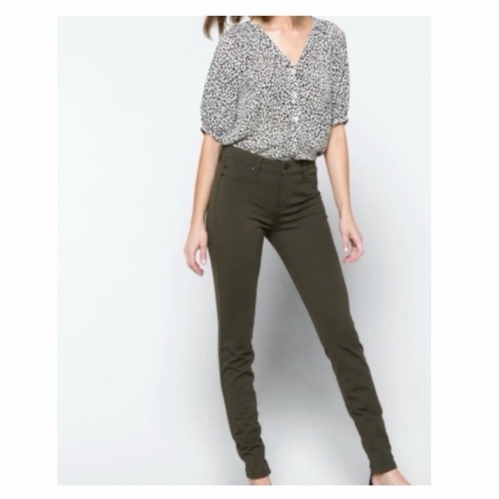 Liverpool Peat Green Skinny Women's Pants size  14